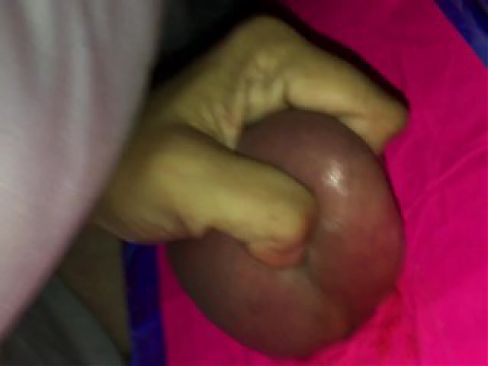 Sexy asian queen pussy licked while squeezing slaves balls